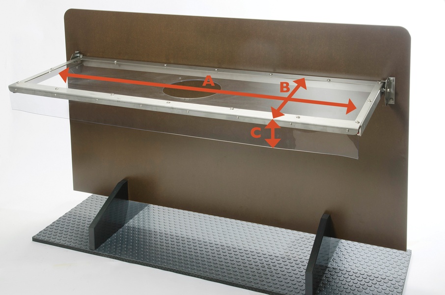 Cache-tête transparent pour les mesures Capot transparent pour porcelets, résistant aux UV, rabattu