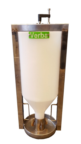 Solution sur mesure : rehaussement du distributeur d'aliments pour porcelets à 700 mm Alimentateur pour porcelets sur mesure