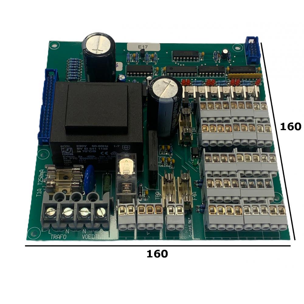 Fond du circuit imprimé de la mangeoire Variomix avec programmateur d'alimentation Impression du fond du distributeur automatique de nourriture Variomix