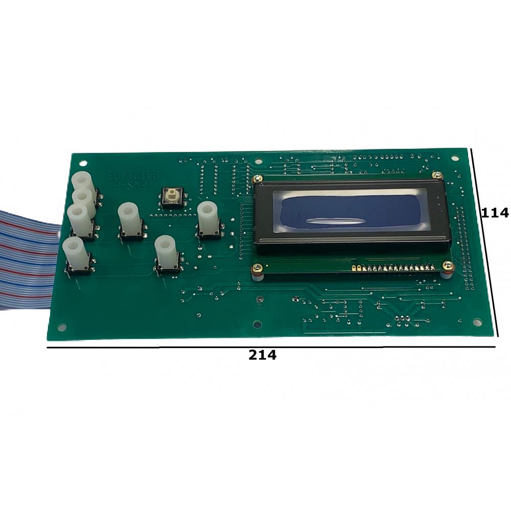 Plan de porte du distributeur automatique de nourriture Variomix avec cotes Dimensions de la carte électronique de la porte du distributeur automatique Variomix