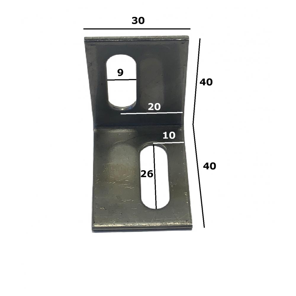 Équerre de fixation pour mangeoires de poulailler Cornière de fixation en acier inoxydable pour mangeoires de portée