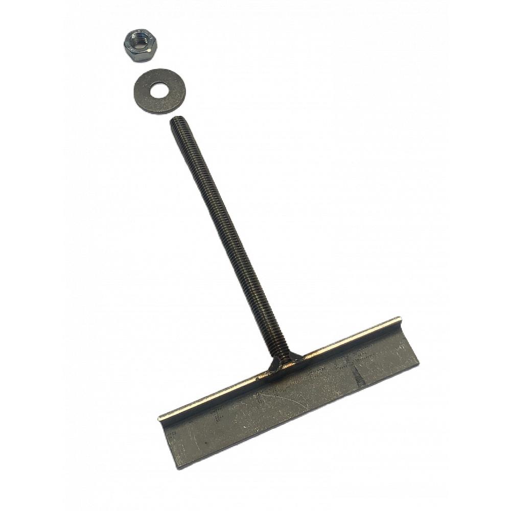 Fixation pour grille M10 x 150 en acier inoxydable, complète Ancrage pour treillis M10x150, livré avec le matériel de fixation