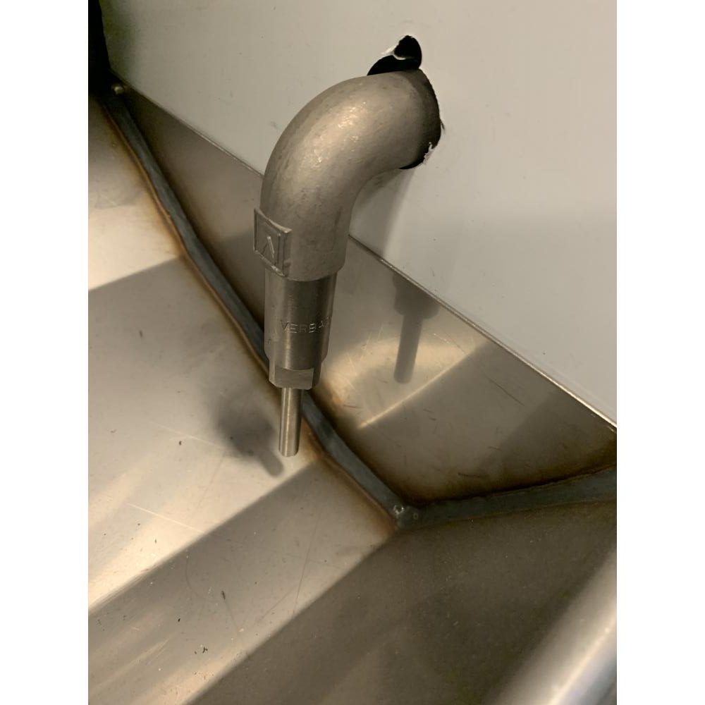 Coude en S en acier inoxydable avec embout de boisson Coude en S en acier inoxydable de 1/2" avec raccord de prélèvement