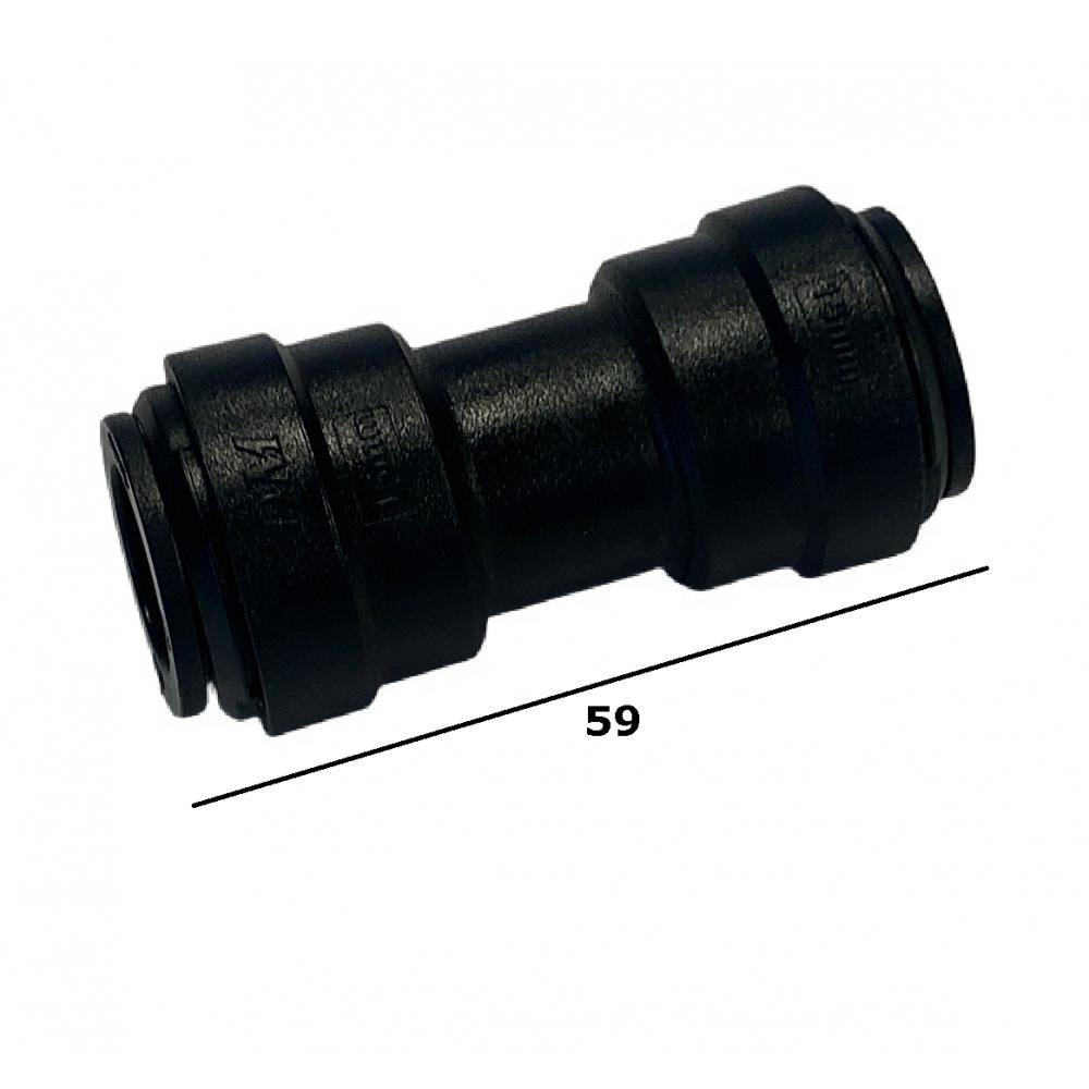 Dimensions du raccord rapide pour chauffage au sol 15 mm Raccord rapide de 15 mm pour chauffage au sol 15 mm
